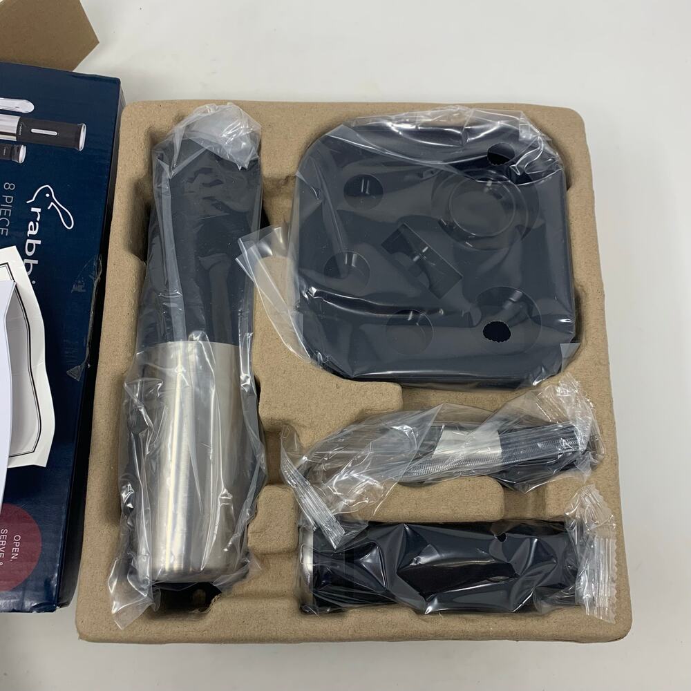 NWT! Rabbit 8-Piece Electric Wine Set - Picture 2 of 7
